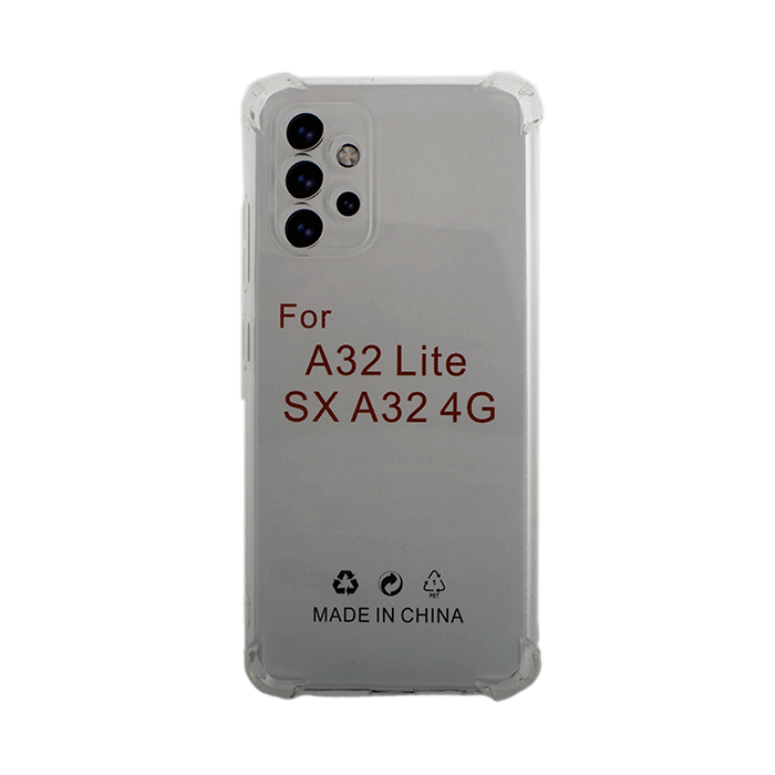 Θήκη Πλάτης Σιλικόνης Anti Shock 1.5mm για Samsung Galaxy A32 4G A325F - Χρώμα: Διαφανές