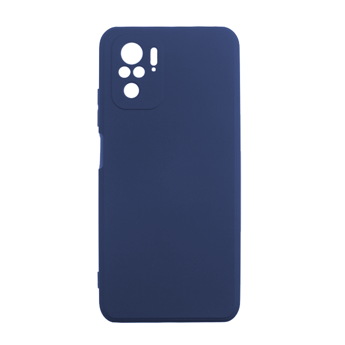Θήκη Πλάτης Σιλικόνης Soft Back Cover για Xiaomi Redmi Note 10S - Χρώμα: Σκούρο Μπλέ