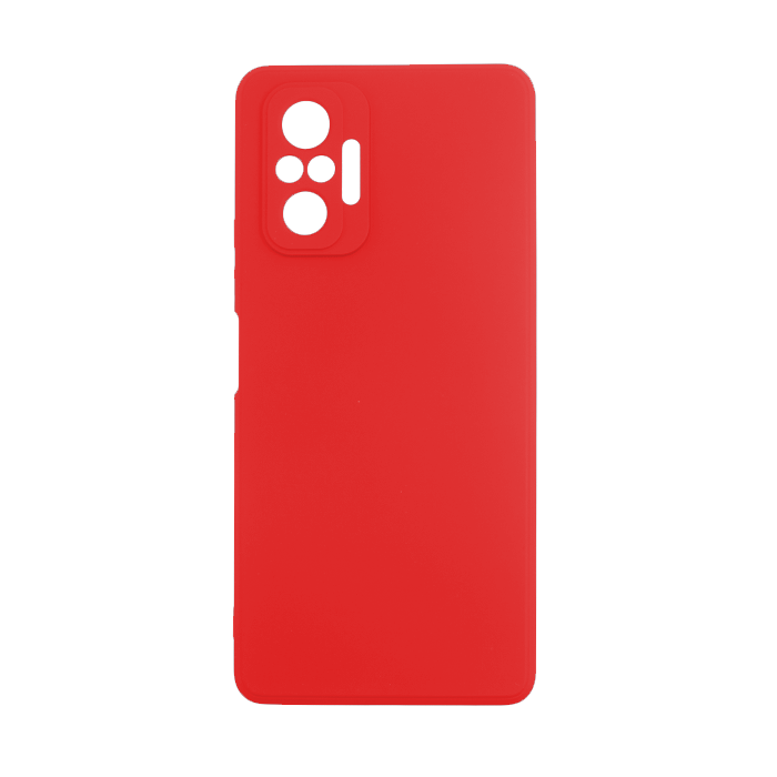 Θήκη Πλάτης Σιλικόνης Soft Back Cover για Xiaomi Redmi Note 10 Pro - Χρώμα: Κόκκινο