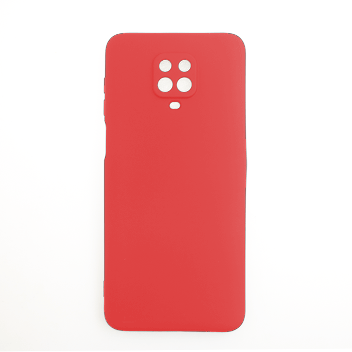 Θήκη Πλάτης Σιλικόνης Soft Back Cover για Xiaomi Redmi Note 9 Pro - Χρώμα: Κόκκινο