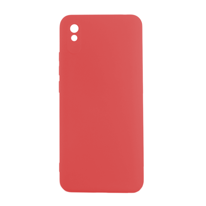 Θήκη Πλάτης Σιλικόνης Soft Back Cover για Xiaomi Redmi 9A - Χρώμα: Κόκκινο