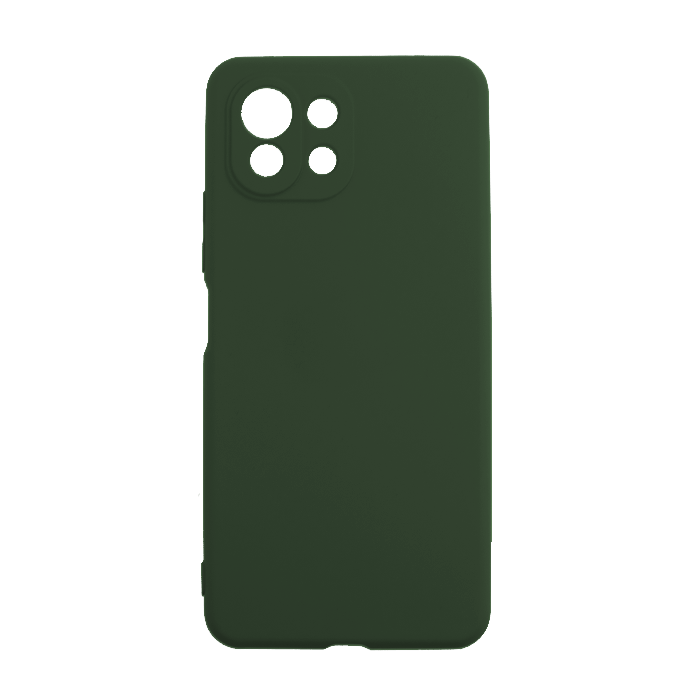 Θήκη Πλάτης Σιλικόνης Soft Back Cover για Xiaomi Mi 11 Lite - Χρώμα: Πράσινο