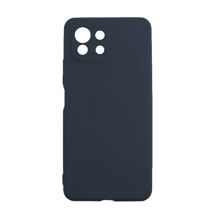 Θήκη Πλάτης Σιλικόνης Soft Back Cover για Xiaomi Mi 11 Lite - Χρώμα: Σκούρο Μπλέ