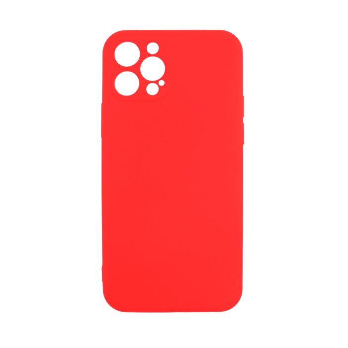 Θήκη Πλάτης Σιλικόνης Soft Back Cover για iPhone 13 Pro - Χρώμα: Κόκκινο