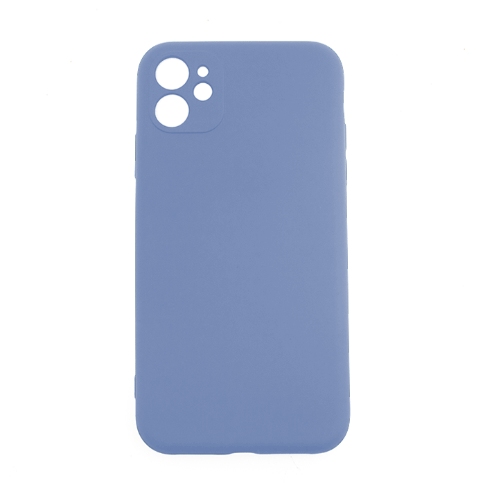 Θήκη Πλάτης Σιλικόνης Soft Back Cover για iPhone 11 - Χρώμα: Απαλό Μπλέ