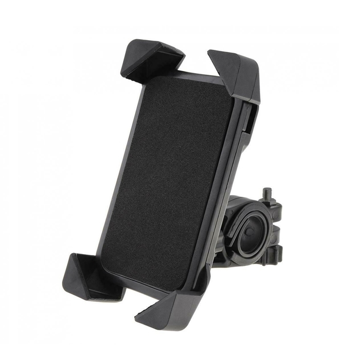 Bracket Motorcycle/bicycle Mobile Phone Holder - Χρώμα: Μαύρο