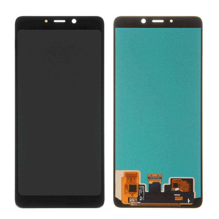 OLED Full HD Οθόνη LCD με Μηχανισμό Αφής Assembly για Samsung Galaxy A9 2018 A920F - Χρώμα: Μαύρο