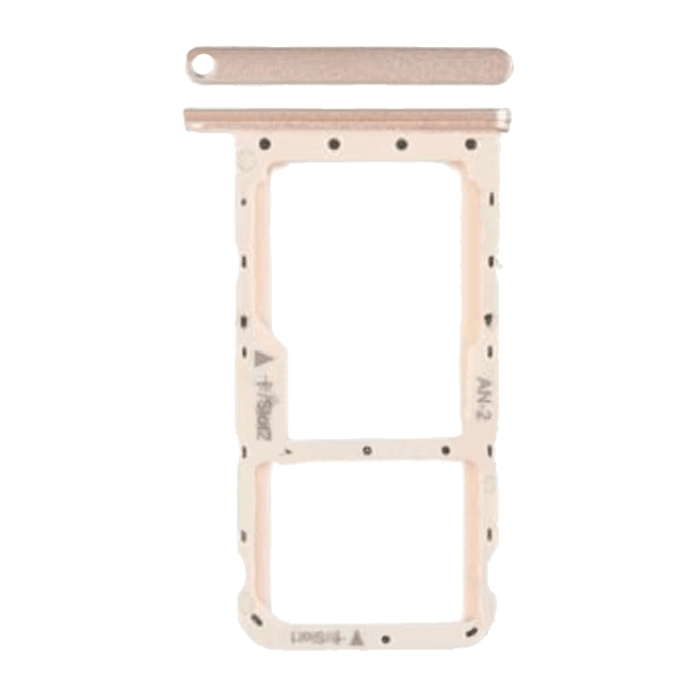 Γνήσια Υποδοχή Κάρτας Dual SIM και SD (SIM Tray) για Huawei P20 Lite (Service Pack) 51661HKM - Χρώμα: Ροζ