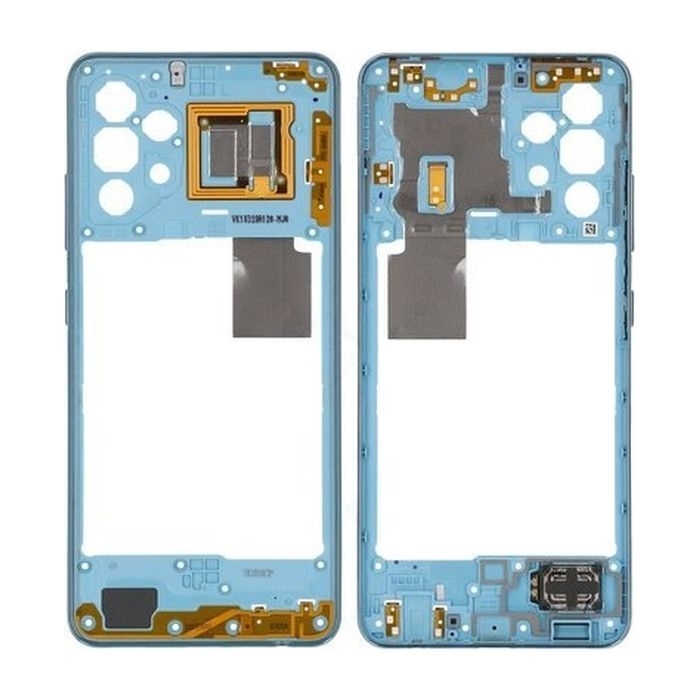 Μεσαίο Πλαίσιο με Καλωδιοταινία Middle Frame with Flex για Samsung Galaxy A32 4G A325 - Χρώμα: Μπλε