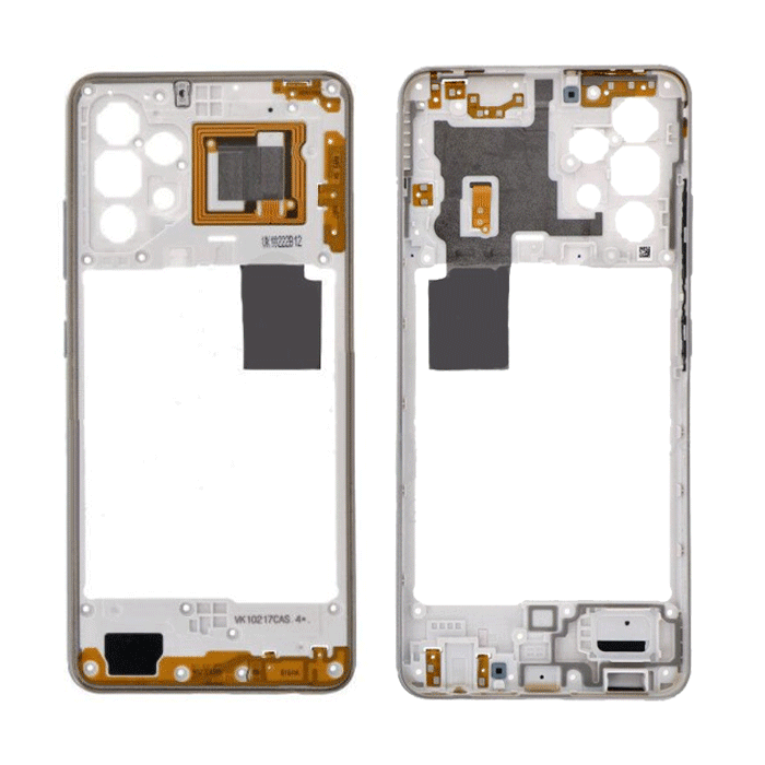 Μεσαίο Πλαίσιο με Καλωδιοταινία Middle Frame with Flex για Samsung Galaxy A32 5G A326 - Χρώμα: Λευκό