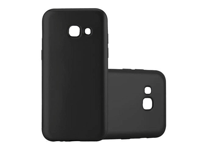 Θήκη Πλάτης Σιλικόνης Back Cover για Samsung A320F Galaxy a3 2017 - Χρώμα: Μαύρο