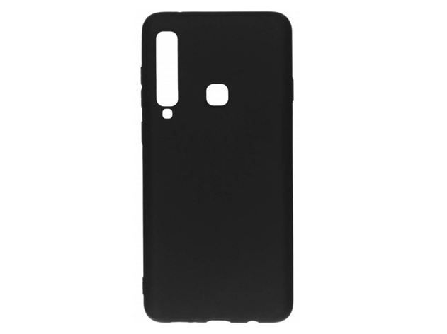 Θήκη Πλάτης Σιλικόνης Back Cover για Samsung A920 Galaxy A9 2018 - Χρώμα: Μαύρο