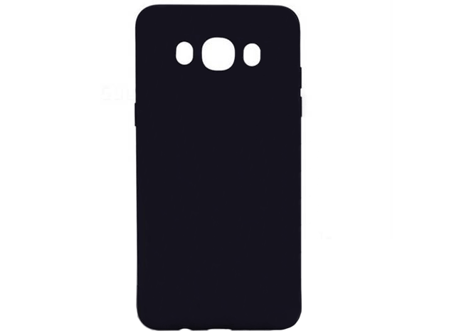 Θήκη Πλάτης Σιλικόνης Back Cover για Samsung J710 Galaxy J7 2016 - Χρώμα: Μαύρο