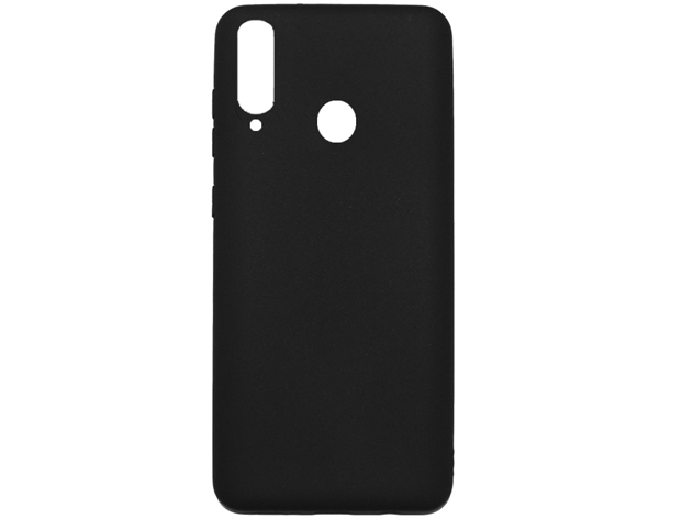 Θήκη Πλάτης Σιλικόνης Back Cover για Huawei Y6 P - Χρώμα: Μαύρο