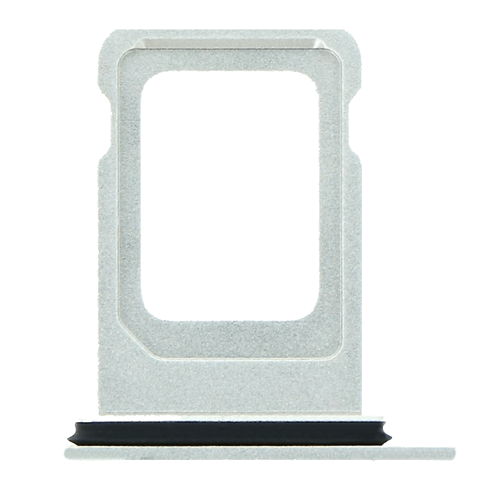 Υποδοχή Κάρτας Single SIM Tray για Apple iPhone 12 - Χρώμα: Λευκό