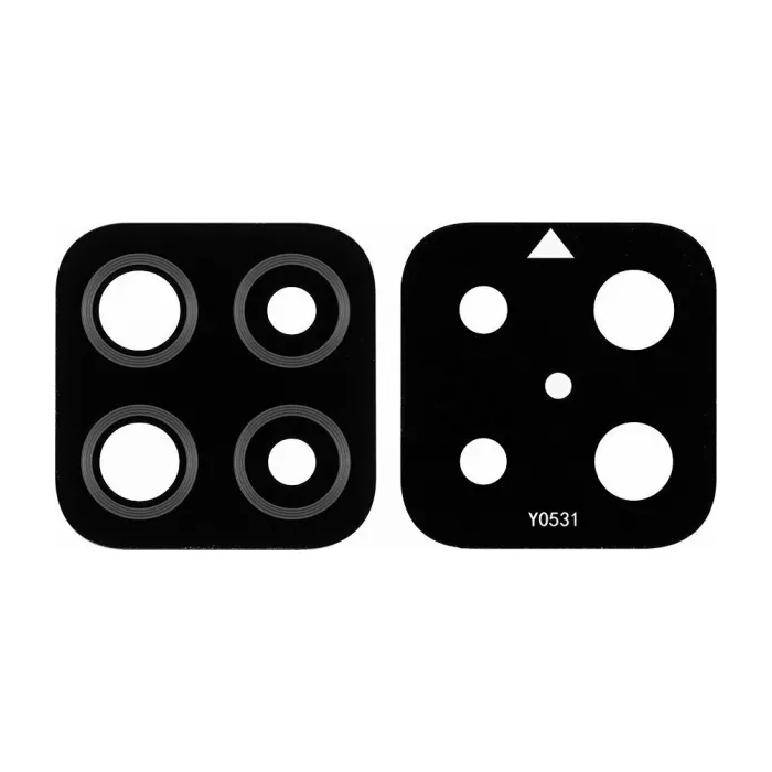 Τζαμάκι κάμερας (camera lens) για Samsung Galaxy A22 A225F - Χρώμα: Μαύρo