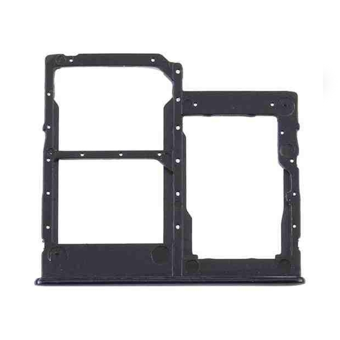 Υποδοχή Κάρτας Dual SIM και SD (SIM Tray) για Samsung Galaxy A41 A415 - Χρώμα: Μαύρο