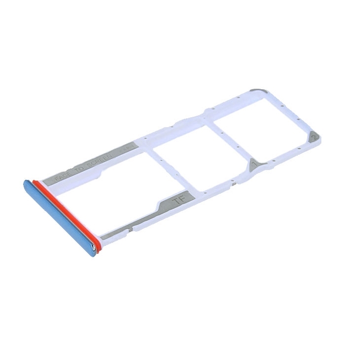 Υποδοχή κάρτας Dual SIM και SD Tray για Xiaomi Redmi Note 10 Pro 4G - Χρώμα: Glacier Blue