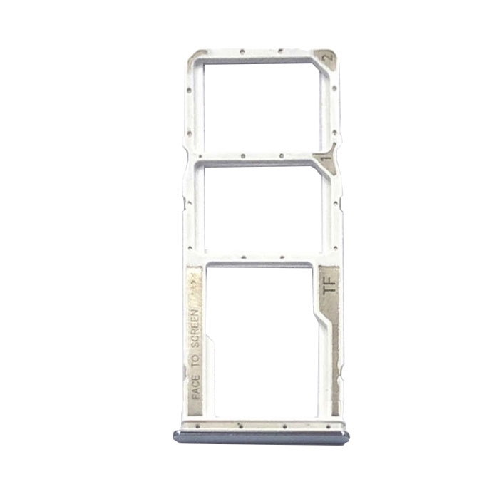 Υποδοχή κάρτας Dual SIM και SD Tray για Xiaomi Redmi Note 10 4G - Χρώμα: Μαύρο