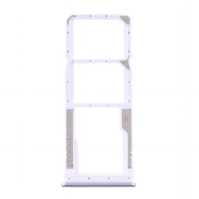 Υποδοχή κάρτας Dual SIM και SD Tray για Xiaomi Redmi Note 9s / Note 9 Pro - Χρώμα: Glacier White