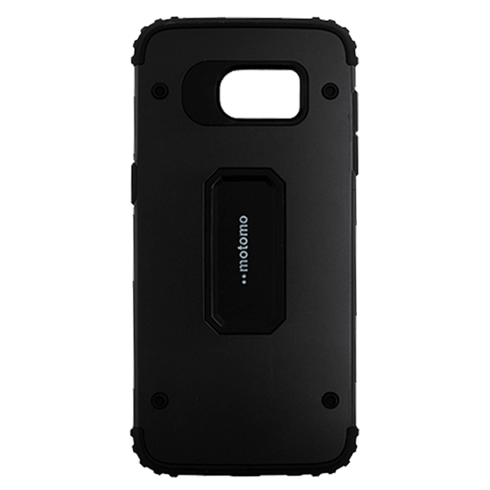 Θήκη Motomo Shockproof Metal για Samsung G935 Galaxy S7 Edge - Χρώμα: Μαύρο