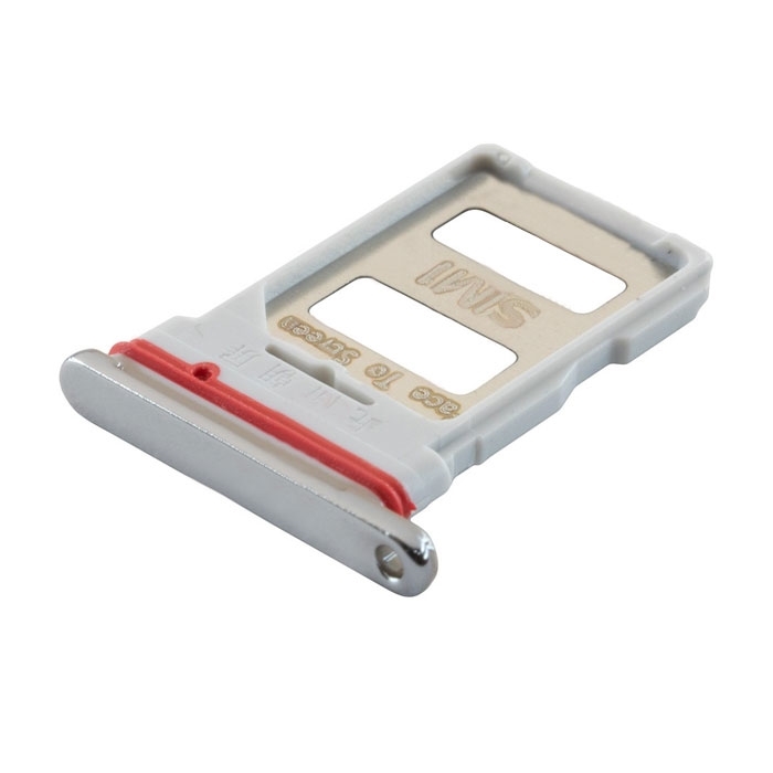 Υποδοχή κάρτας Dual SIM Tray για Xiaomi Mi 11i - Χρώμα: Ασημί