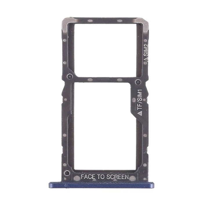 Υποδοχή κάρτας Dual SIM Tray για Xiaomi Poco F1 - Χρώμα: Μπλε