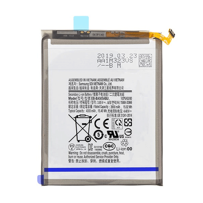 Μπαταρία Συμβατή για Samsung Galaxy EB-BA505ABU A50 A505F - 4000 mAh