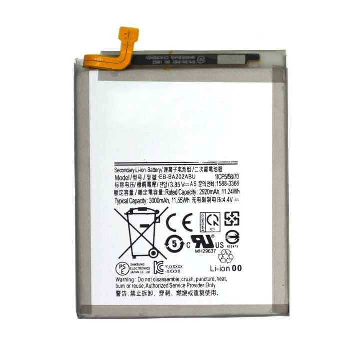 Μπαταρία Συμβατή για Samsung Galaxy EB-BA202ABU A202 A20E - 3000 mAh
