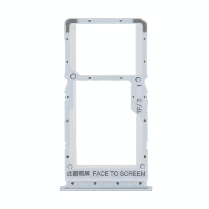 Υποδοχή κάρτας Dual SIM Tray για Xiaomi Poco M3 Pro 5G / Redmi Note 10 Pro 5G - Χρώμα: Ασημί