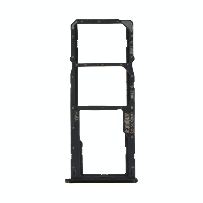 Υποδοχή κάρτας Dual SIM Tray για Huawei Y5p - Χρώμα: Μαύρο