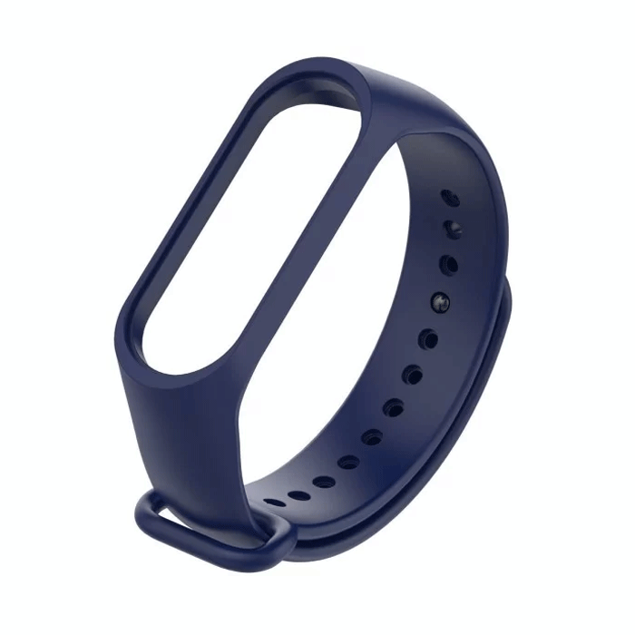 Λουράκι Σιλικόνης για Xiaomi (Mi Band 3/Mi Smart Band 4) - Xρώμα: Σκούρο Μπλε