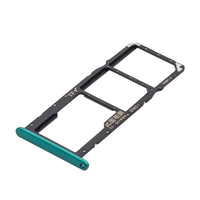 Υποδοχή κάρτας Dual SIM Tray για Huawei Y6 2019/Y6S/Y6P/HONOR 8A - Χρώμα: Πράσινο