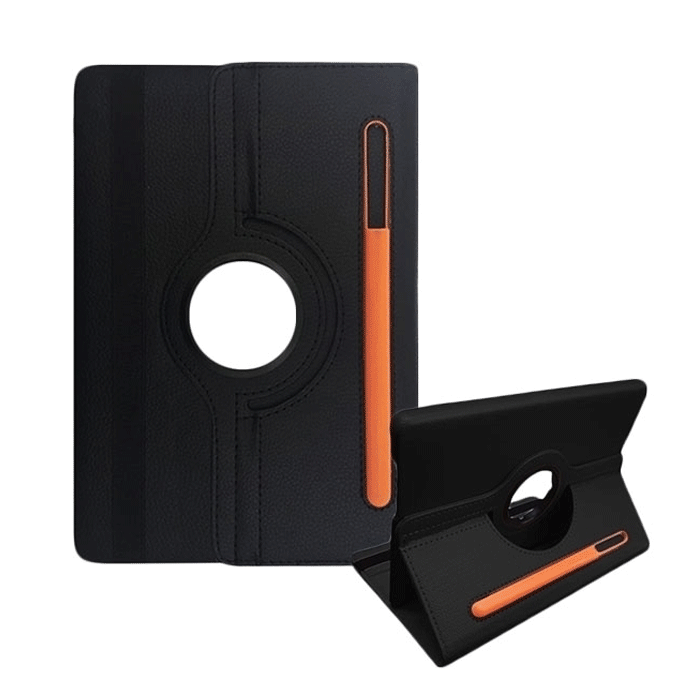 Θήκη Rotating 360 Stand με θεσή Stylo για Samsung T590/T595 Galaxy Tab A 10.5 - Χρώμα: Μαύρο