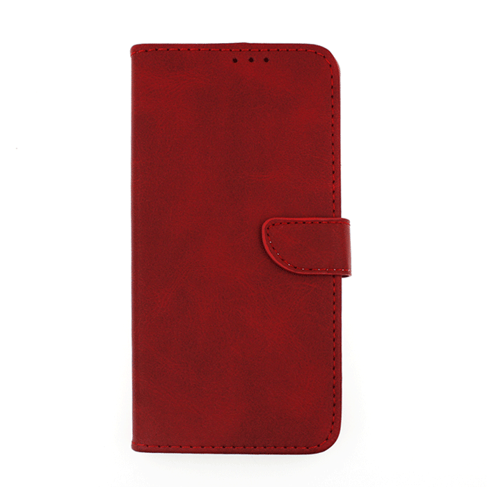 Θήκη Βιβλίο / Leather Book Case with Clip για Samsung A325F Galaxy A32 4G - Χρώμα: ΚΟΚΚΙΝΟ