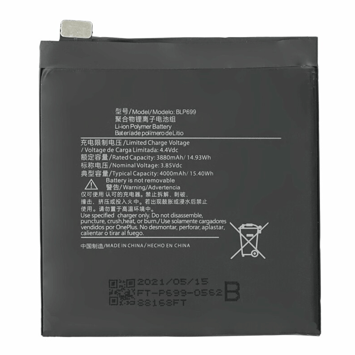 Μπαταρία Συμβατή για Oneplus BLP699 για Oneplus 7 Pro - 4000 mAh