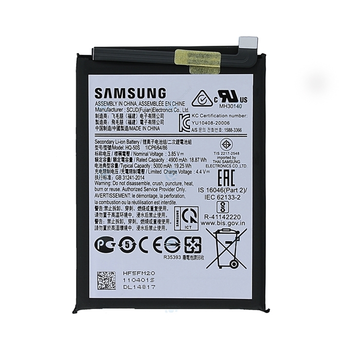Γνήσια Μπαταρία SCUD-HQ-50S Samsung Galaxy A02s A025F 5000 mAh (Service Pack) GH81-20119A --> ( BAS )