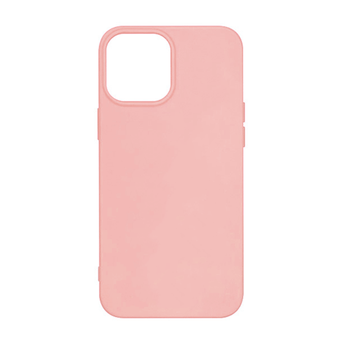 Θήκη Πλάτης Σιλικόνης Matte Back Cover για Apple iPhone 13 / 13 Pro 6.1 - Χρώμα: Ροζ
