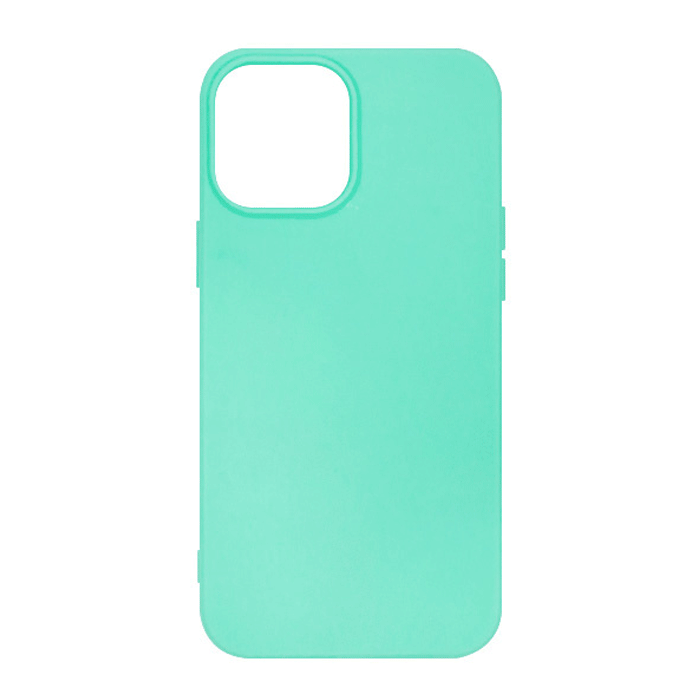 Θήκη Πλάτης Σιλικόνης Matte Back Cover για Apple iPhone 13 Pro Max 6.7 - Χρώμα: Τιρκουάζ