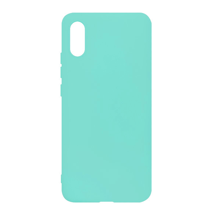 Θήκη Πλάτης Σιλικόνης Matte Back Cover για Xiaomi Redmi 9A - Χρώμα: Τιρκουάζ