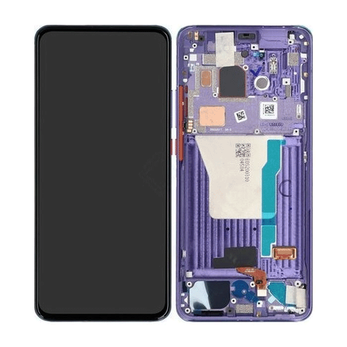 Γνήσια Οθόνη LCD με Μηχανισμό Αφής και Πλαίσιο Xiaomi Poco F2 Pro 56000F0J1100 (Service Pack) - Χρώμα: Μωβ