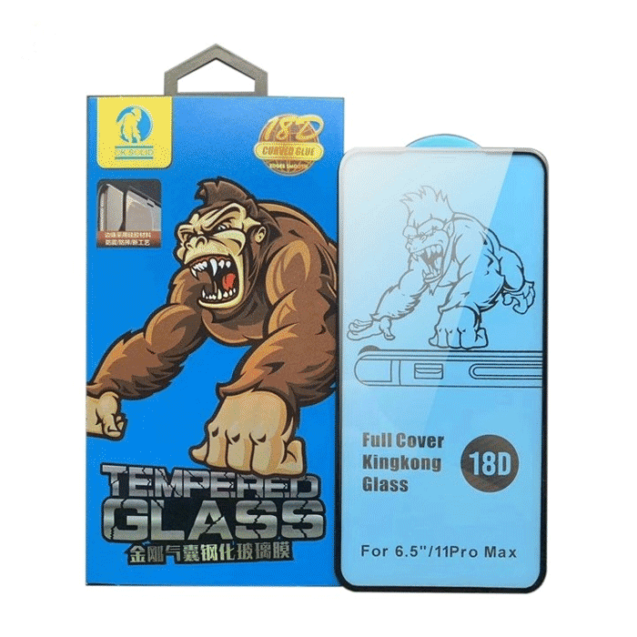 Προστασία Οθόνης Full Glue Full Cover Tempered Glass 0.3mm 9H/18D για Xiaomi Mi 10/10 Pro - Χρώμα: Μαύρο