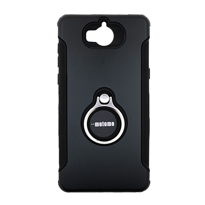 Θήκη Motomo Hybrid Armor για Huawei Y5 2017 - Χρώμα: Μαύρο