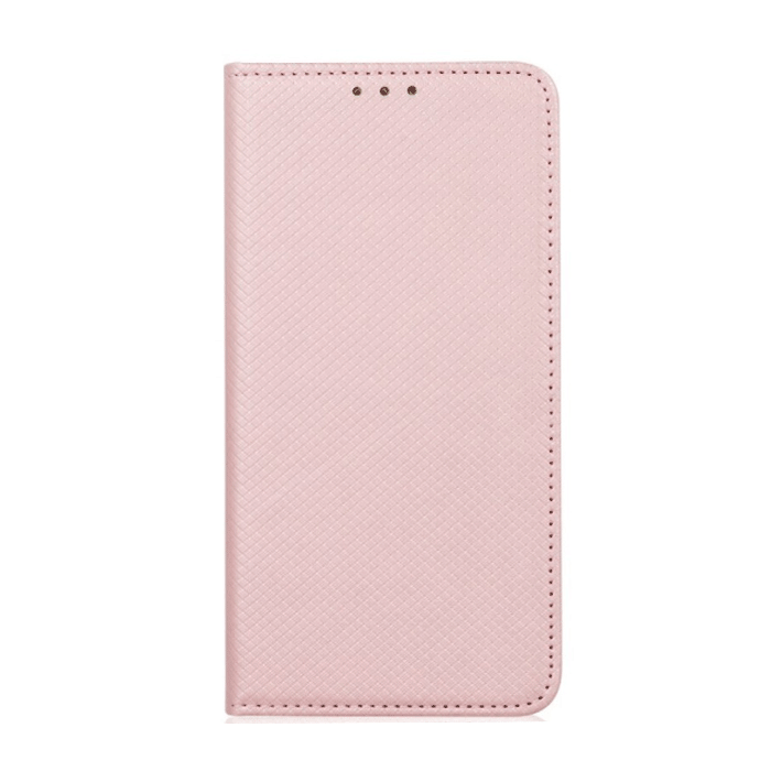Θήκη Βιβλίο Smart Book Magnet για LG Q6 - Χρώμα: Χρυσό Ροζ