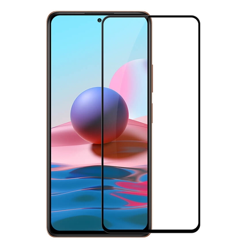 Προστασία Οθόνης Tempered Glass 5D Full Cover Full Glue 0.3mm για Xiaomi Redmi Note 10 Pro - Χρώμα: Μαύρο