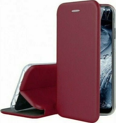 OEM Θήκη Βιβλίο Smart Magnet Elegance Book για Samsung Galaxy A73 5G - Χρώμα: Μπορντό
