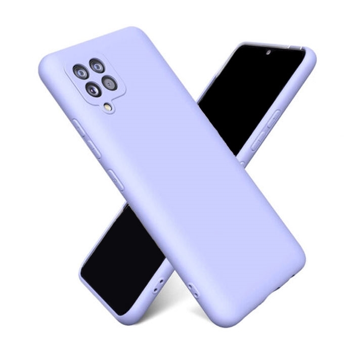 Θήκη Πλάτης Σιλικόνης Soft HQ για Samsung Galaxy A22 4G - Χρώμα : Λιλά
