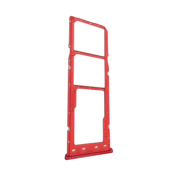 Υποδοχή Κάρτας Dual SIM και SD (SIM Tray Card Holder) για Samsung Galaxy A21S A217F - Χρώμα: Κόκκινο
