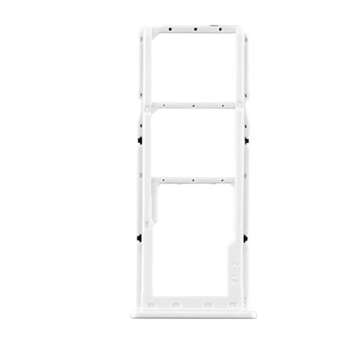 Υποδοχή Κάρτας Dual SIM και SD (SIM Tray Card Holder) για Samsung Galaxy A21S A217F - Χρώμα: Λευκό
