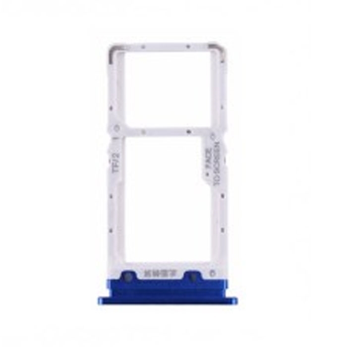 Υποδοχή κάρτας Dual SIM Tray για Xiaomi Mi 9 Lite - Χρώμα: Μπλε